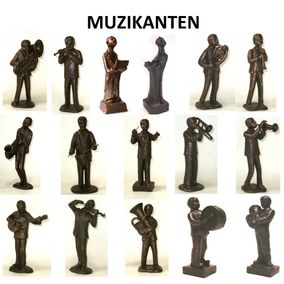 Beeldjes muzikanten